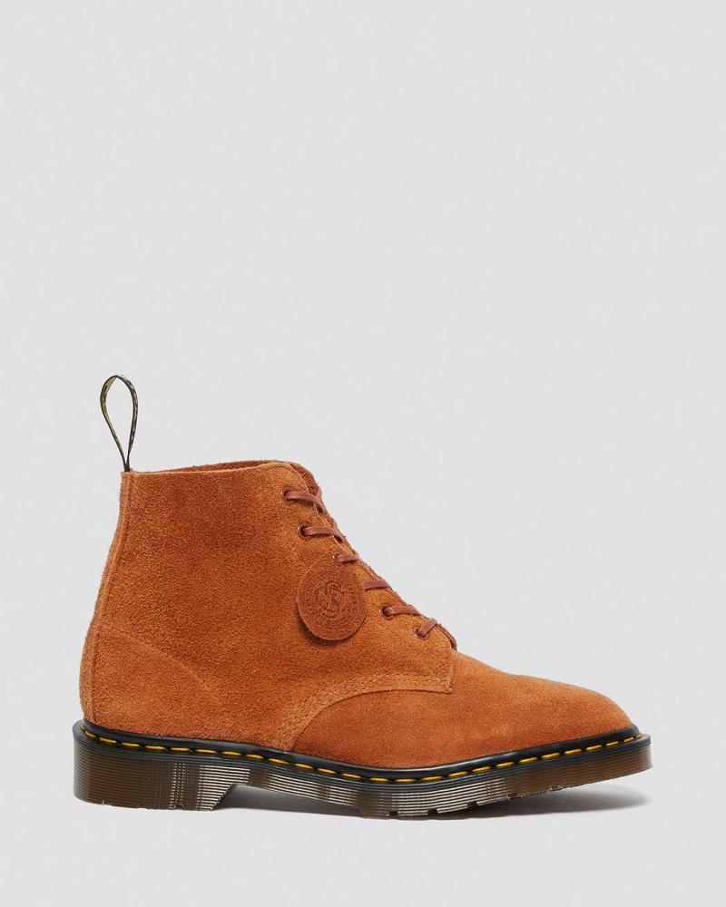 Botines Dr Martens 101 Made in England Gamuza Mujer Marrom | MX 98LIS